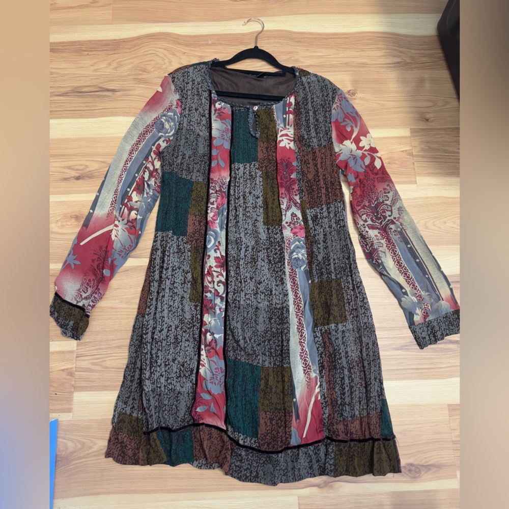 Vasna Bohemian Patchwork Dress